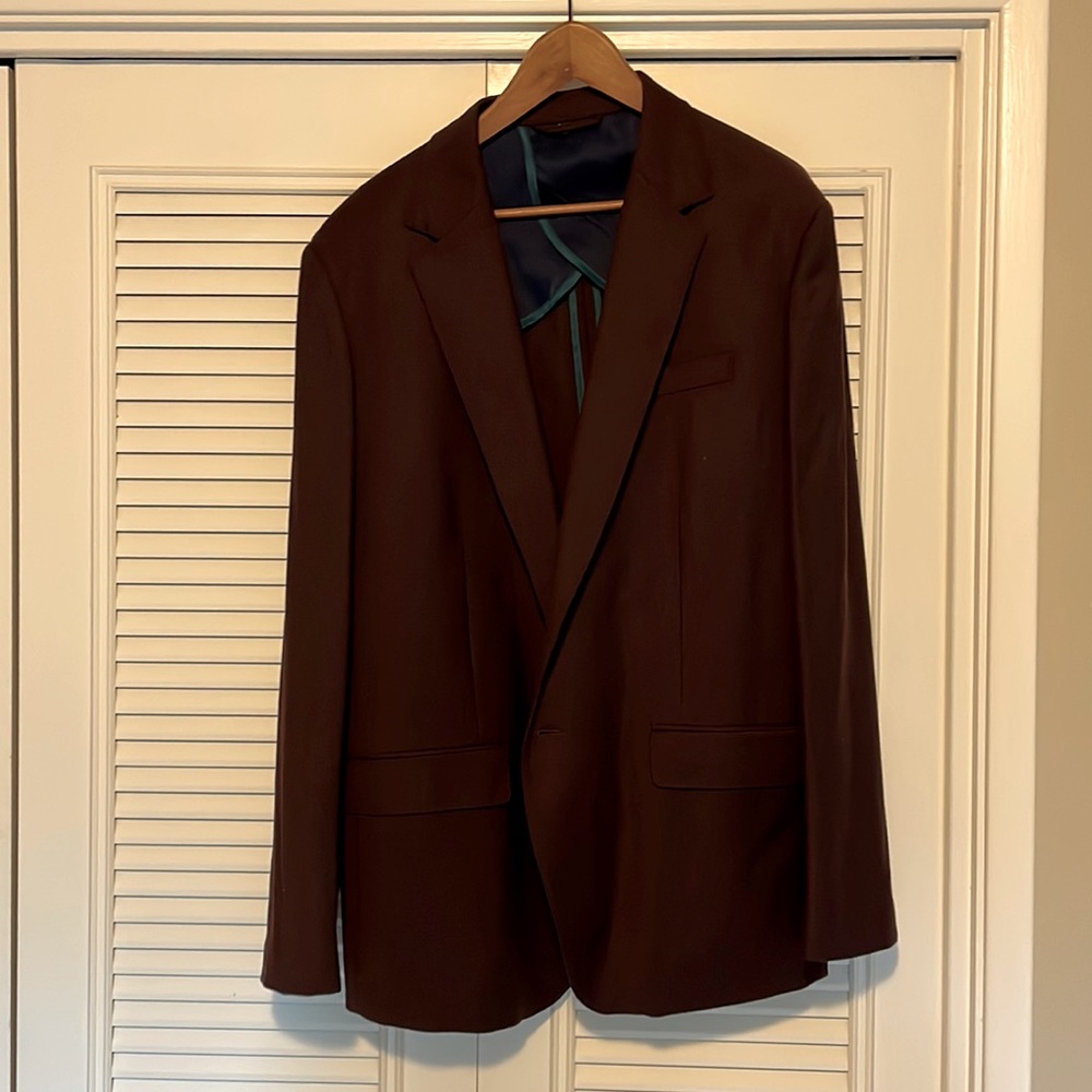 Bonobos 46r burgundy sports coat